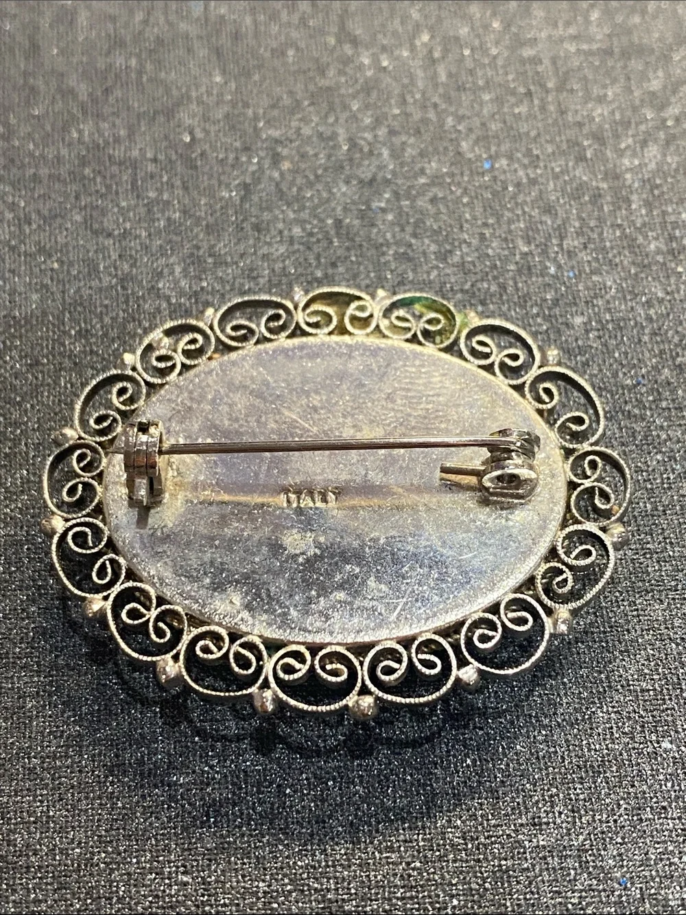 Brooch Stamped Italy - Picture 2 of 3